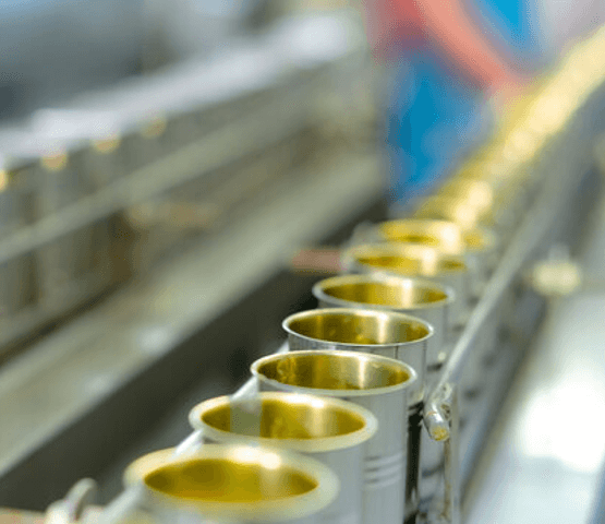 Canned food factory picture